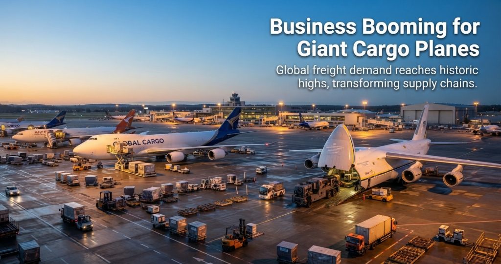 Business booming for giant cargo planes