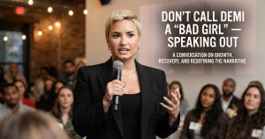 Don’t Call Demi A “Bad Girl” — Speaking Out